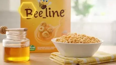 AI Video from prompt: Bee_line cereal ads