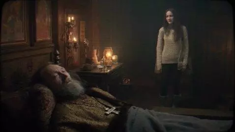 AI Video from prompt: March 8, 1584. Dark, dimly lit rooms of the Mosc