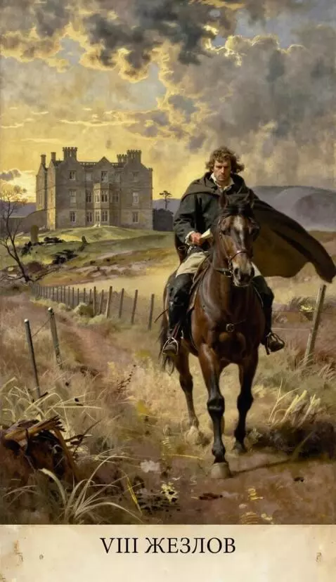 AI Video from prompt: A horse rider rides on camera