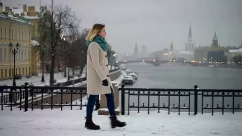 AI Video from prompt: black and white, realistic wide shot of a young 