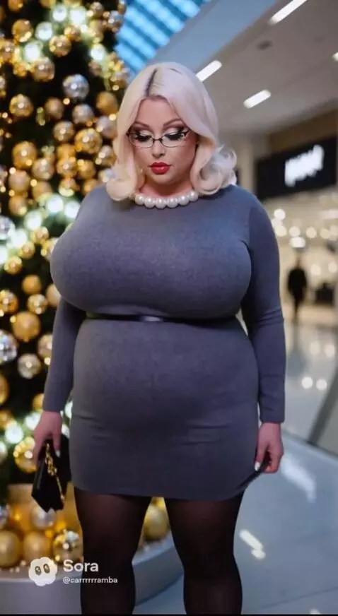 AI Video from prompt: Zoom out. In a shopping center, against the back