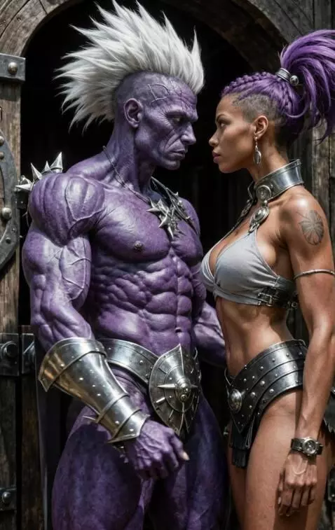 AI Video from prompt: The man picks up the woman, she places her hand 