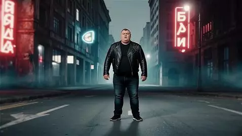 AI Video from prompt: a cool music video for this song by a fat man