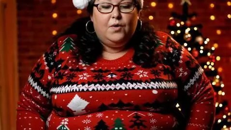 AI Video from prompt: Extreme Breast expansion. morbidly obese mature 