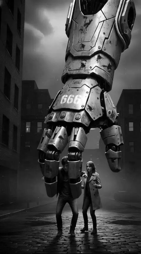 AI Video from prompt: The hand descends and takes the man away.