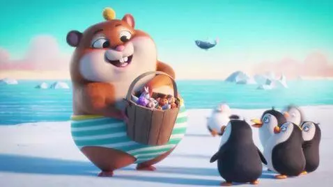 AI Video from prompt: A bright, playful cartoon world with exaggerated