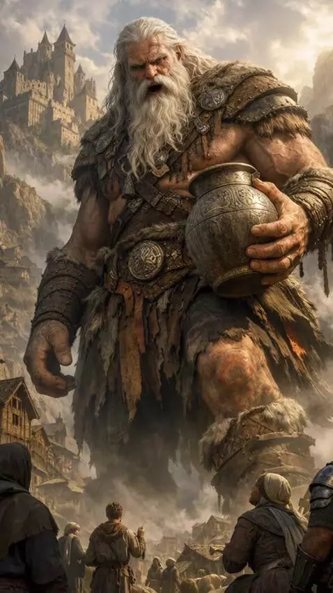 AI Video from prompt: epic scene, he talk something funny