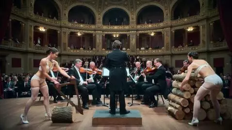AI Video from prompt: Vienna, Karlsplatz, Vienna Philharmonic. .  Wide