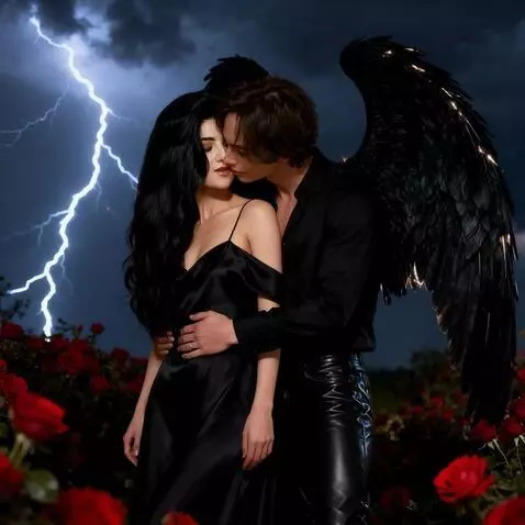 AI Video from prompt: A passionate and tender French kiss with hugs