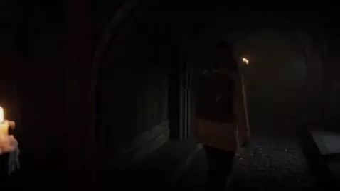 AI Video from prompt: March 8, 1584. Dark, dimly lit rooms of the Mosc