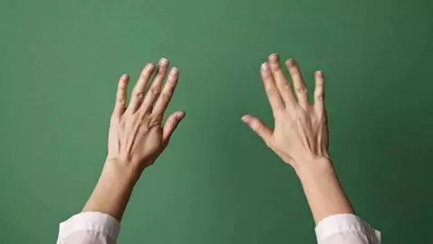 AI Video from prompt: in the first person, waving goodbye with his han