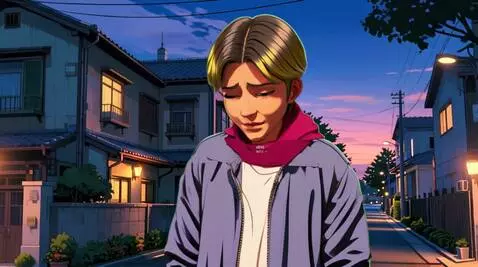 AI Video from prompt: The man is crying