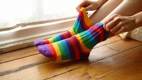 AI Video from prompt: Shoes Off And Socks Off And Footsie