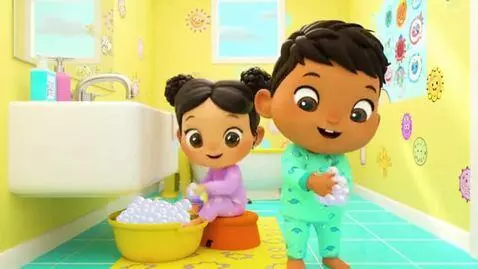 AI Video from prompt: make me a 30 second nursery rhyme song in 780p a