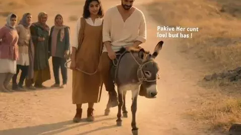 AI Video from prompt: Style & Vibe: Fast-paced, viral parable reel. Ci