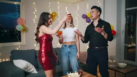 AI Video from prompt: Show me partying and having fun