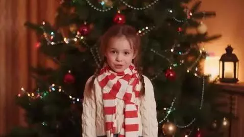 AI Video from prompt: Create a video. A little girl recites a rhyme ne