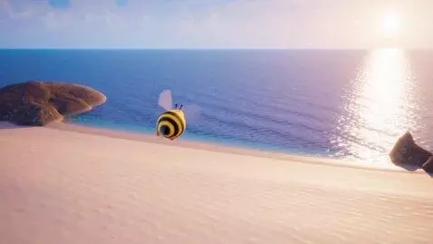 AI Video from prompt: Lee the bee   Lee the bee lived in a green tree.