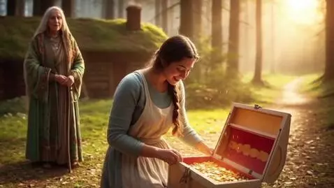 AI Video from prompt: Once, an old man had a kind daughter named Zumra