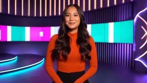 AI Video from prompt: An entertainment show starts. A super hot female