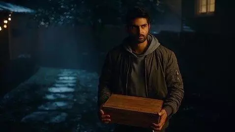 AI Video from prompt: A suspicious Indian man standing in a dark backy