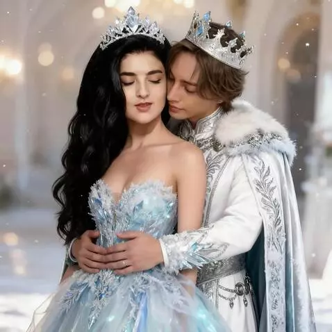 AI Video from prompt: A passionate and tender French kiss with hugs