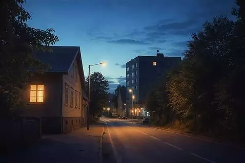 AI Video from prompt: A smooth, steady camera moves forward along an e