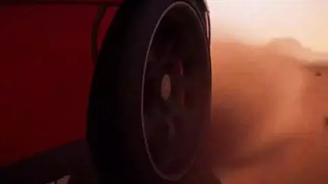 AI Video from prompt: Rossa supercar, a sleek two-door coupe with a li