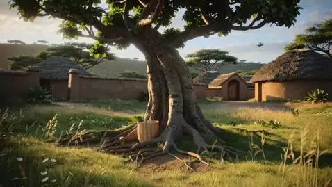 AI Video from prompt: The Lwanga tree (often associated with the _Mlun