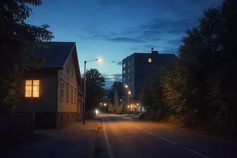 AI Video from prompt: A smooth, steady camera moves forward along a co