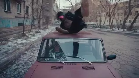 AI Video from prompt: A beatboxer, a mumble rapper and a dancer named 