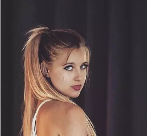 AI Video from prompt: poses, close-up of face