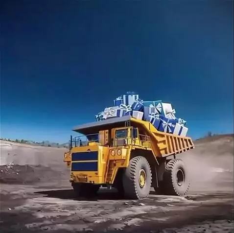 AI Video from prompt: "Make it so that this BelAZ truck drives smoothl