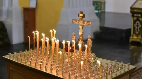 AI Video from prompt: The movement of the candle flame . The flames mo