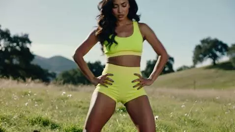 AI Video from prompt: sexy girl twerking making an earthquick