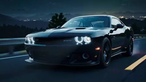 AI Video from prompt: Black screen. Engine sound.  VOICE:  “You can’t 