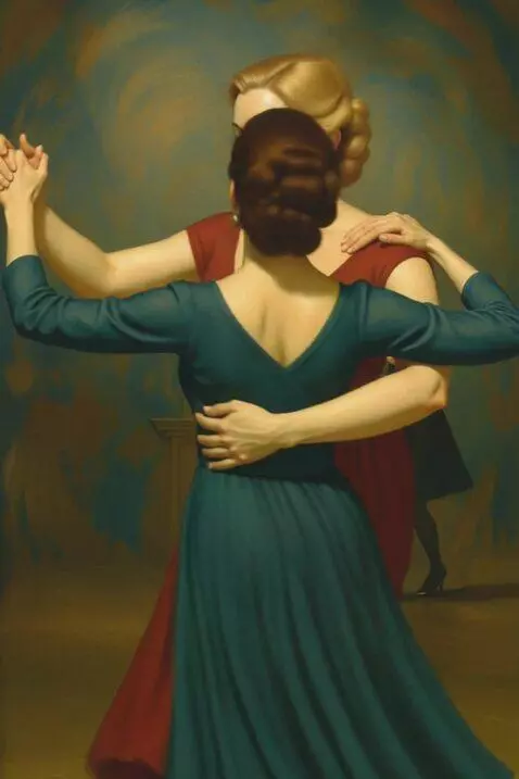 AI Video from prompt: Two women tango