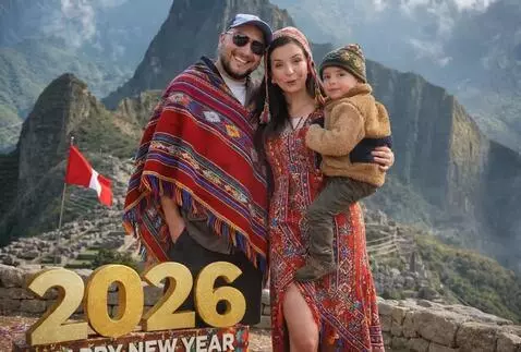 AI Video from prompt: People say New Year's greetings in Spanish langu