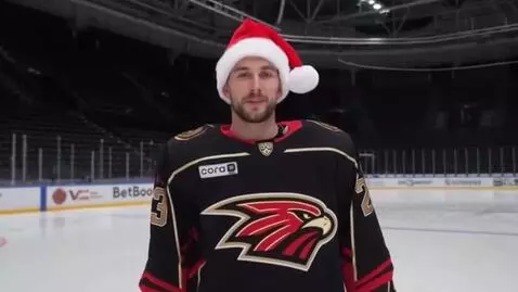 AI Video from prompt: Create a video where a hockey player in the unif