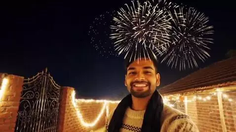 AI Video from prompt: Happy new year mohan Maurya ji Semraul azamgarh