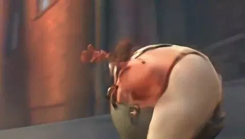 AI Video from prompt: Fat guy tripping