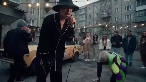 AI Video from prompt: A beatboxer, a mumble rapper and a dancer named 