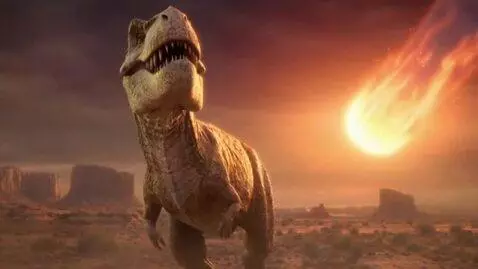 AI Video from prompt: A dinazoure has a big impact about the meteor