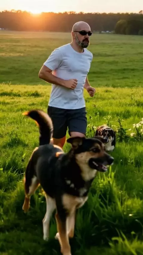 AI Video from prompt: A realistic video. A man, an exact replica of th