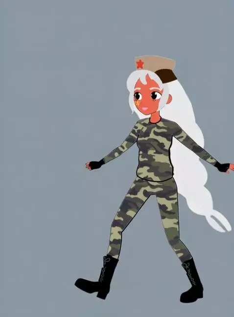 AI Video from prompt: She's going straight