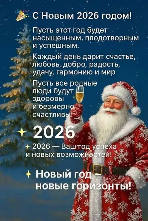 AI Video from prompt: Create a festive New Year animation in a warm, t