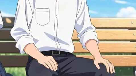 AI Video from prompt: a wet spot appears on the trousers