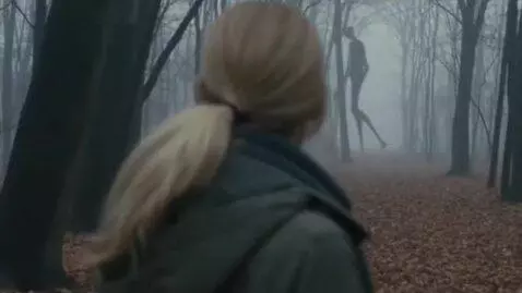 AI Video from prompt: A young Russian woman named Katya is filming an 