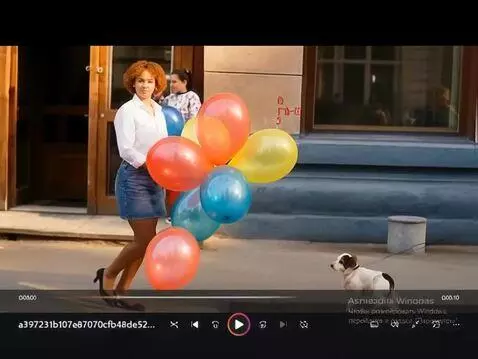 AI Video from prompt: Sunny weather.A woman with long dark hair is sta