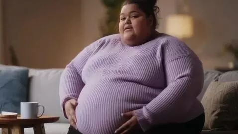 AI Video from prompt: Ssbbw weight gain massive huge